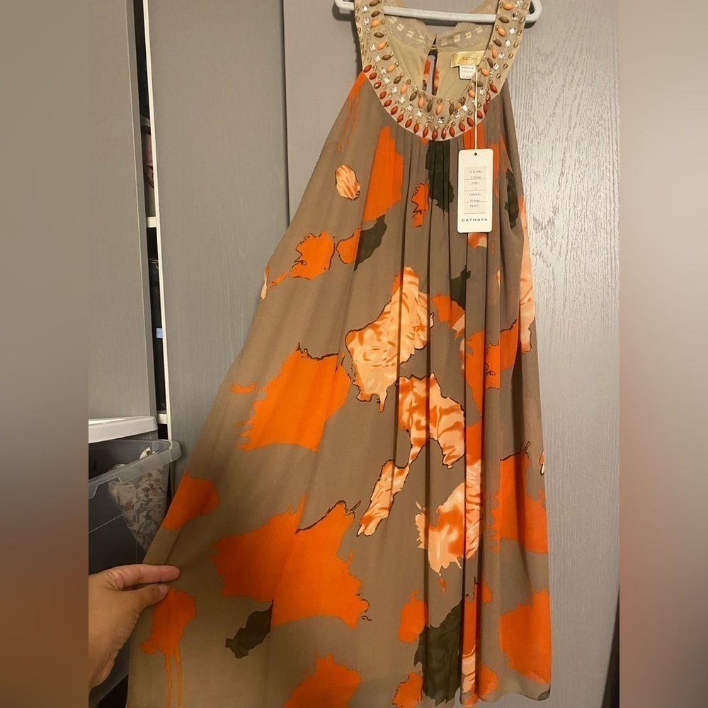 Cathaya Dress With Wrap Size small nwot